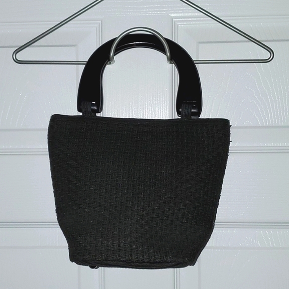 Talbots Dual Top Handle Woven Mini Tote - Picture 13 of 14